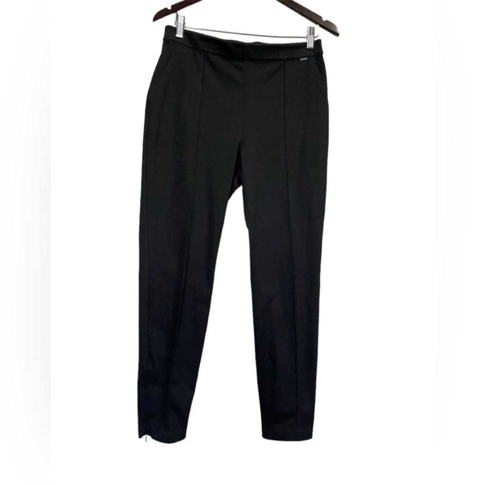 St. John Ponte Black Slim Pants Size 8